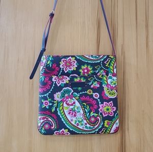 Vera Bradley slim hipster petal paisley crossbody bag